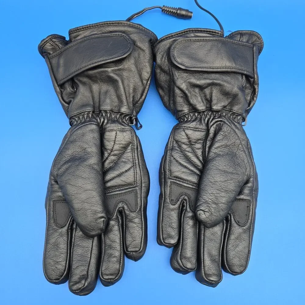 Gerbing’s Women’s Size Large Heated Leather Motorcycle Gloves Thermolite